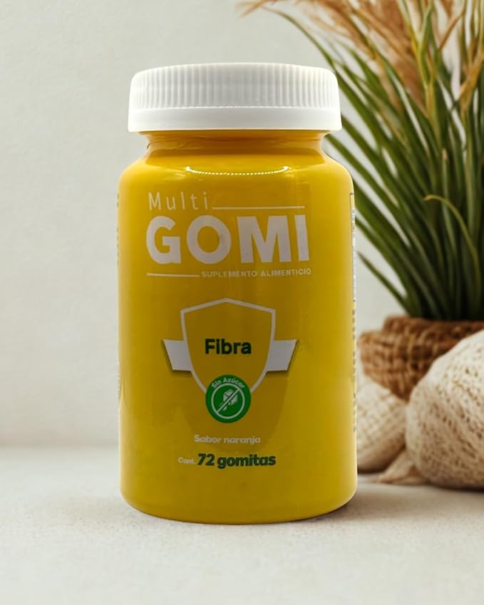 Fiber Gummies Supplement 5g Prebiotic Fiber for Digestive Health Support Orange Flavor 72 Gummies
