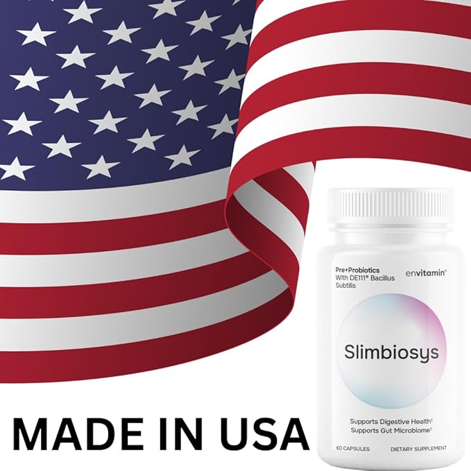 Slimbiosys Ultra Probiotic Capsule - Pre &amp Probiotics for Women &amp Men - Support Your Microbiome (2 Pack Slimbiosys)