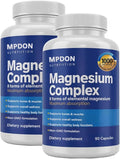 8-in-1 Magnesium Complex 1000mg - Features Elemental Magnesium &amp Citrate - 90 Capsules (2)