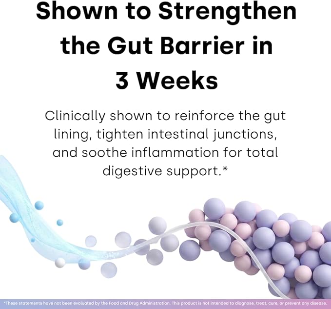 Human Strain Bifidobacterium Adolescentis Probiotic | Fewer Urgent Bowel Movements Reduced Bloating/Gas &amp Digestion Support | Clinically Studied Synbiotic | 30ct (30 Day Supply)