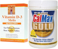 Dr Newton's Naturals Vitamin D3 Fast Melting Tablets and CalMax Gold Powder Drink Mix Bundle