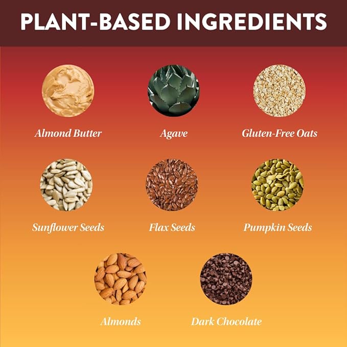 Protein Puck Plant Based Bars | Snacks with Vegan Protein | 16 Count | 3.25 oz Full Size | Gluten Free Non Dairy Kosher Certified Non GMO Premium Healthy Bars | Daily Bliss