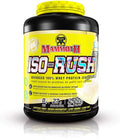 Mammoth Iso-Rush Premium Whey Protein Isolate Fast-Digesting Hormone Free Cross Flow Micro-Filtered (CFM) Sugar Free Bioactive Lactose Free Gluten Free 5 LB (Vanilla Ice Cream)
