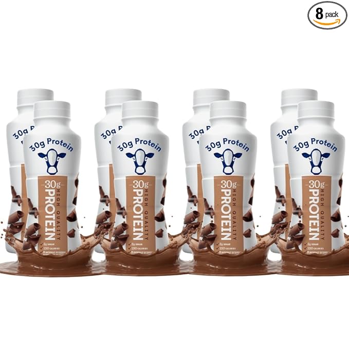 Nutrition-Plan Protein Shakes - 30g Protein Shake Milk Chocolate -11.5 Fl oz (8 Pack) plus vsl sticker