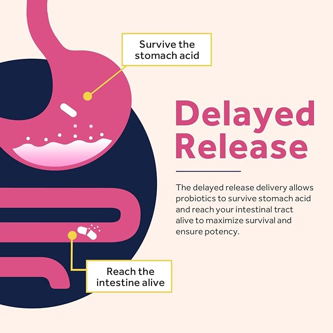 Doctor's Recipes Probiotics for Women 100 Billion CFU 32 Strains with Prebiotic Enzymes &amp Cranberry Shelf Stable Delayed Release 60 Caps