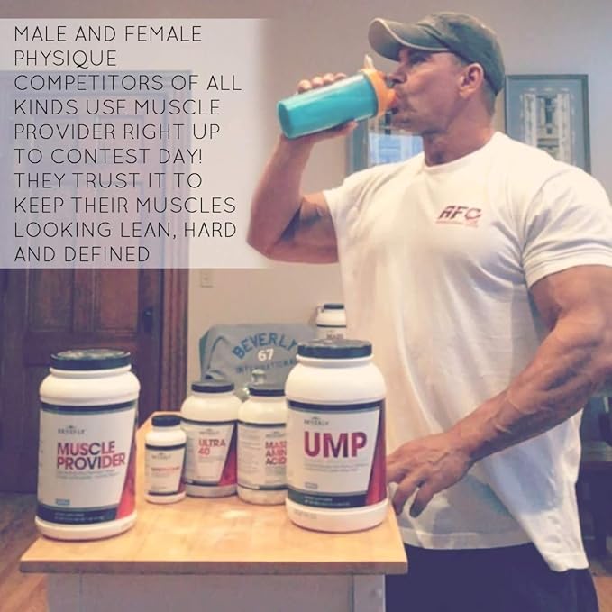 Beverly International Muscle Provider 28 Servings Chocolate. Super-Fast-Absorbing Whey Protein Powder for Recovery Lean Muscle. Fills Your Muscles not Your Stomach. Tastes Like ice Cream