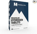 HydroLite Molecular Hydrogen Tablets for Drinking Water with Magnesium | Highest Concentration H2 12000 PPB | Antioxidant Detox | Made in USA 30 Tablets (Unflavored)