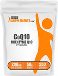 BulkSupplements.com Coenzyme Q10 Powder - Coenzyme Q10 200mg Supplement Nutritional Supplement - Gluten Free 200mg per Serving 50g (1.8 oz) (Pack of 1)