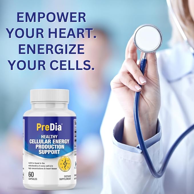 PREDIA - Healthy Cellular Energy Production Support - (CoQ10 200mg)