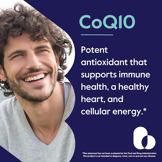 BESTVITE Coenzyme CoQ10 400mg (120 Vegetarian Capsules) Naturally Fermented - No Stearates - Vegan - Gluten Free - Non GMO