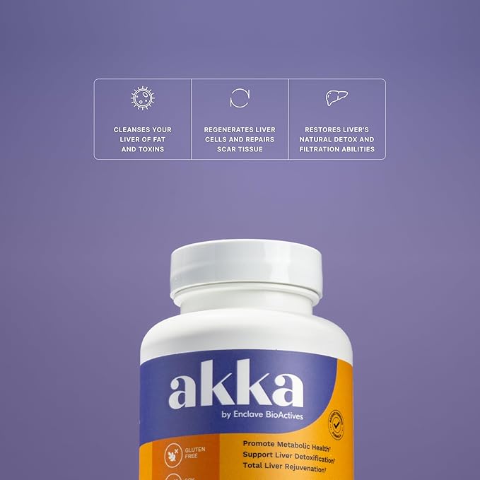 AKKA 2 Pack Premium Liver Cleanse Detox &amp Repair Superbiotic - Supports Liver Health &amp Function Boosts Energy Digestion &amp Metabolism with Bioavailable Pasteurized Akkermansia Non-GMO G