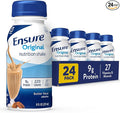 Ensure Original Butter Pecan Nutrition Shake | Small Meal Replacement Shake | Ready To Drink | 9g Protein 27 Vitamins and Minerals | 8 fl oz - 24 Pack