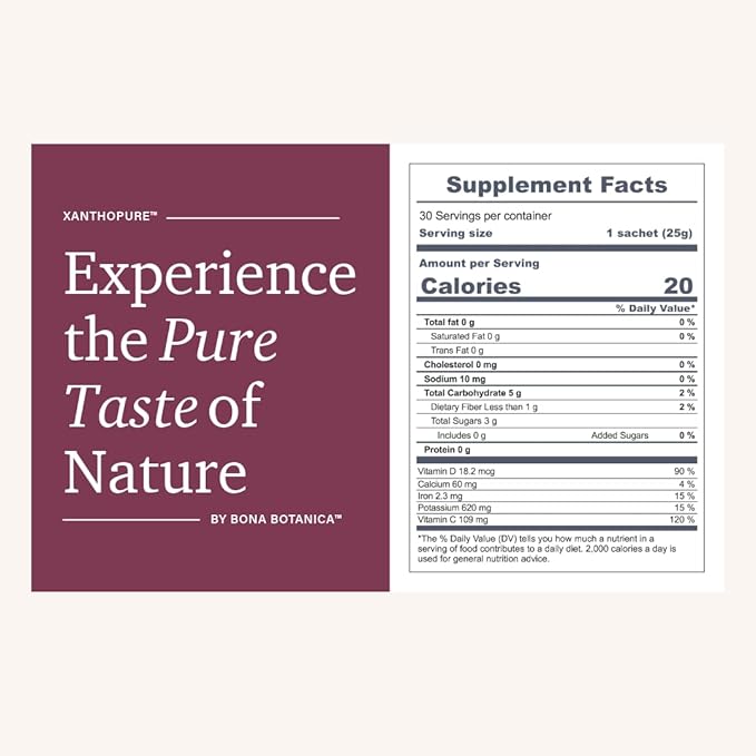 XanthoPure Mangosteen Puree | 30 Sachets | Plant-Based Antioxidant Jelly with Natural Nutrients | Delicious Vegan Whole Fruit Blend | No Added Sugar Fillers or Preservatives