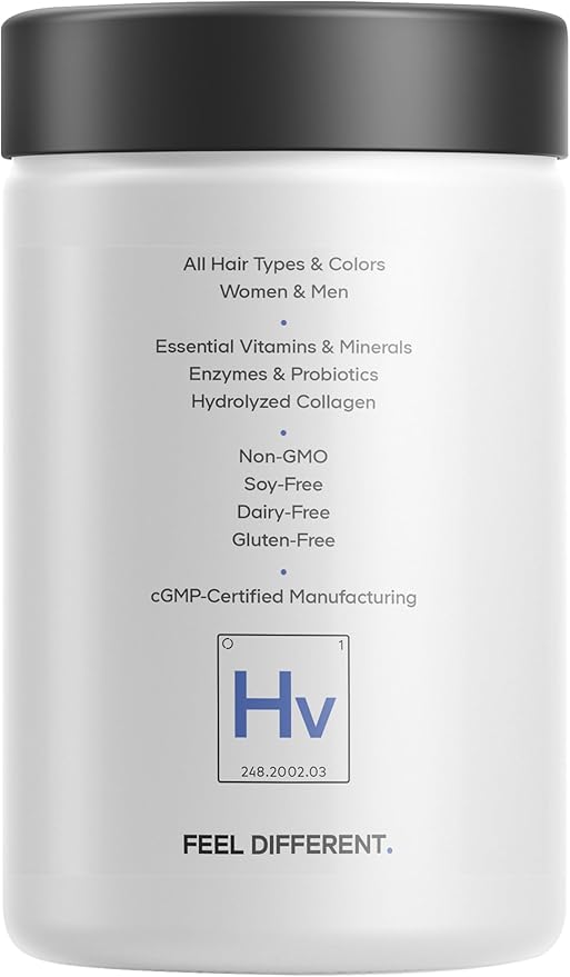Codeage Hair Vitamins 10000 mcg Biotin Keratin Collagen Vitamin A B12 C D3 E Zinc Turmeric Probiotics Enzymes Inositol - Hair Care Support - Healthy Hair Supplement Pills - 2 Pack
