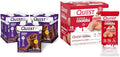 Quest Nutrition Protein Shake Chocolate Twin Pack and Strawberry Cake Frosted Cookies Bundle 30g Protein 1g Sugar Gluten Free