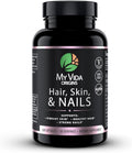 My Vida Origins Hair Skin and Nails | Thicker Hair Stronger Nails Vibrant Skin | Supports Natural Beauty | Zinc Biotin Vitamin E | Vegan 120 Capsules 1 Month Supply