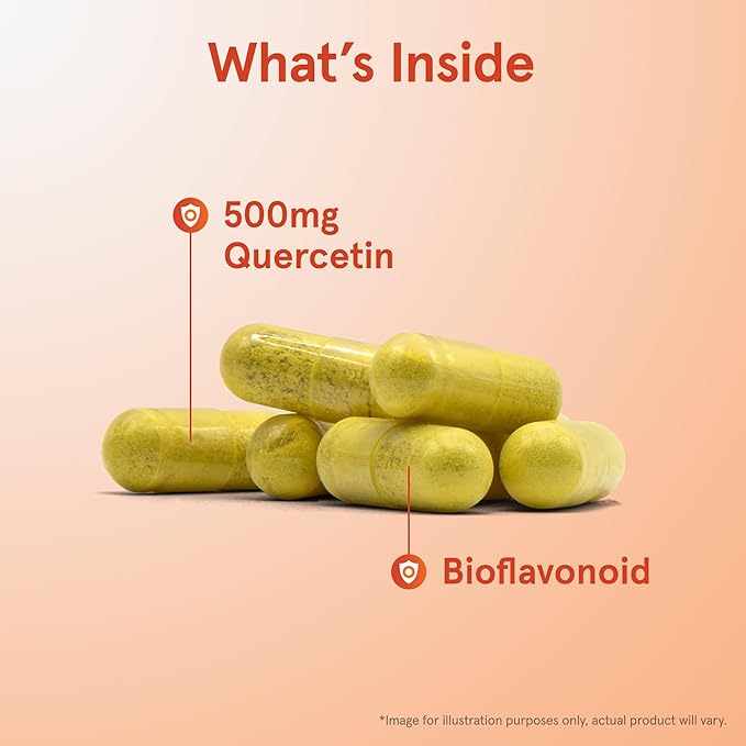 Jarrow Formulas Curcumin 95 500mg - Up to 120 Servings (Veggie Caps) &amp Quercetin 500 mg - Bioflavonoid - Quercetin Dietary Supplement