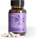 BIOMA Menopause Support Probiotics for Women - Hormone Free Hot Flash &amp Night Sweat Relief - Gut-Hormone Balance with Phytoestrogens BB536 Delayed Release (60 Capsules - 30 Day Supply)