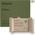 ProMix Protein Puff Bars 12-Pack - Mint Chocolate- Marshmallow Crispy Treat - Great Tasting &amp Healthy On The Go Snack - High Protein &amp Low Calorie - Non-GMO &amp Free From Gluten Soy &amp