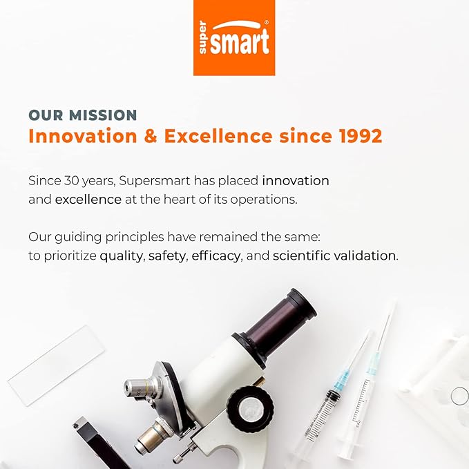 Supersmart - PQQ &amp Q10 (CoQ10) - Powerful Antioxidant Used to Protect Mitochondria Up to 20% for Aging Cells | Non-GMO &amp Gluten Free - 30 Vegetarian Capsules