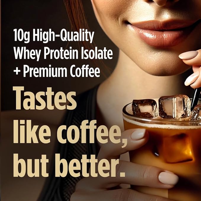 VitaCup Slim Protein Coffee Shake for Diet Support Instant Coffee w/Whey Protein Powder B Vitamins &amp Fiber Dietitian Developed for Performance &amp Taste Make as Iced or Shake 3 Bags