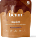 Beam Dream Sleep Powder – Sleep Aid for Adults with Melatonin Magnesium L-Theanine Reishi Mushroom &amp Apigenin Sleep Supplement Sleepy Cocoa Bedtime Drink Mix Chocolate Peanut Butter 30 Servi