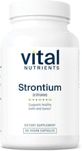 Vital Nutrients Strontium Citrate - Vegan Bone Strength Supplements - 227mg Strontium Citrate for Bone Health and Healthy Teeth - Gluten Dairy Soy Free - Non-GMO - 90 Capsules