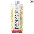 Reason Premium High Calorie Protein Drink - Free of Soy Gluten GMO Artificial Flavors and Sweeteners - NSF Certified Lactose-Friendly and Great for Tube-Feeding - Strawberry 11 oz