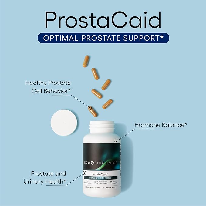 Ultimate Prostate Health Supplement Bundle Including ecoNugenics ProstaCaid and Pectasol Modified Citrus Pectin - Immune Function &amp Prostate Support for Men