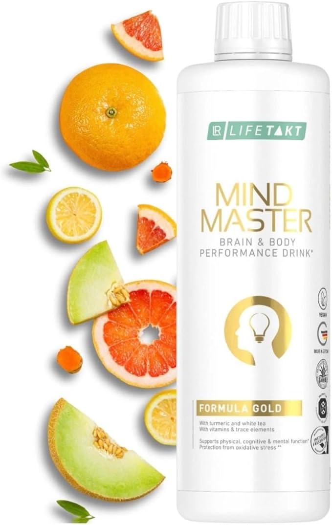 LR Health&ampBeauty Lifetakt Mind Master Formula Gold Every Day Natural Treatment Women Men Set of 5-500 ml./16.9 fl.oz.