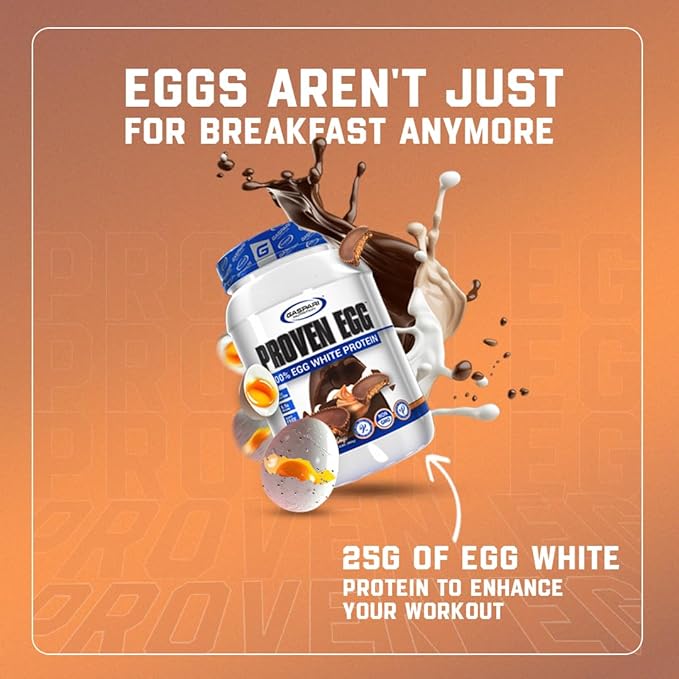 Gaspari Nutrition Proven Egg 100% Egg White Protein 25g Protein Keto Friendly Dairy and Lactose Free Soy Free (2 lbs Banana Nut Bread)