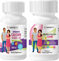 BariatricPal 30-Day Bariatric Vitamin Bundle Multivitamin ONE 1 per Day! Iron-Free Capsule Easy Swallow Calcium Citrate (600mg) and D3 Coated Tablets