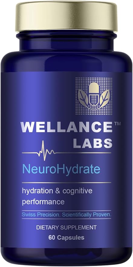 NeuroHydrate Cognitive Performance &amp Hydration Supplement with Electrolytes Amla &amp Astaxanthin
