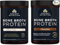 Ancient Nutrition Bone Broth Protein Powder Pure 20 Servings + Bone Broth Protein Powder Chocolate 20 Servings