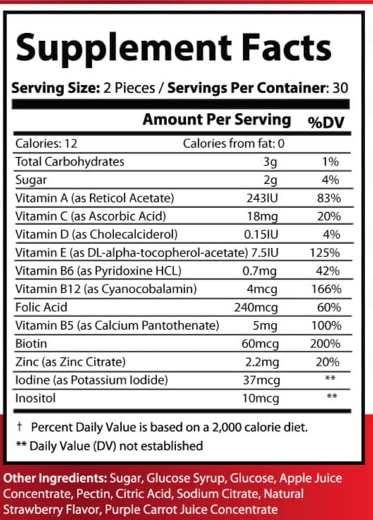 Vita Full – Complete Multivitamin Gummies for Adults | Immune Energy &amp Nutrient Support | Strawberry Flavored | 60 Gummies