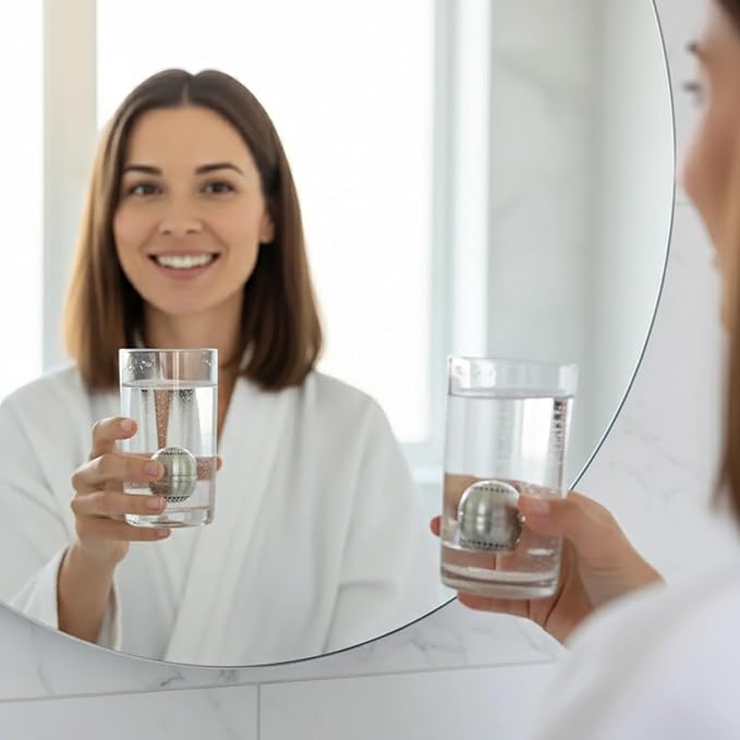DYLN H2Bubblr Reusable Molecular Hydrogen Water Enhancer | Magnesium-Based Hydrogen Generator | Tablet Alternative | Works with Any Bottle Cup Pitcher or Container | Lasts Up to 2 Months (1 Pack)