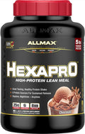 ALLMAX HEXAPRO Chocolate - 5 lb - 25 Grams of Protein Per Serving - 8-Hour Sustained Release - Zero Sugar - 52 Servings