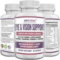 Lutein &amp Zeaxanthin Eye Health Supplements for Adults Natural Eye &amp Vision Formula w/Vitamin A Lutein Zeaxanthin Bilberry Extract Eyebright &amp Lycopene for Retina &amp Lens 60 Caps