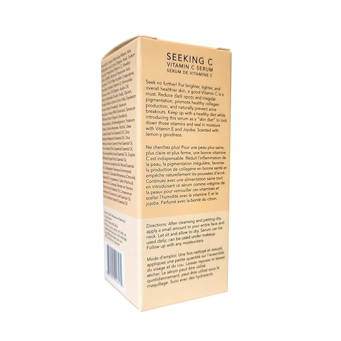 Eight Saints Vitamin C Serum For Face Anti Aging Facial Serum Hyaluronic Acid Vitamin E Organic Aloe Vera and Jojoba Oil Hydrating &amp Brightening Serum for Dark Spots Fine Lines and Wrinkles