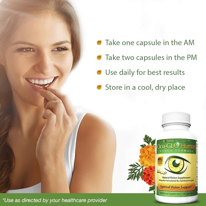 Ocu-GLO Human Vision Formula Eye Health Support Capsules 90ct