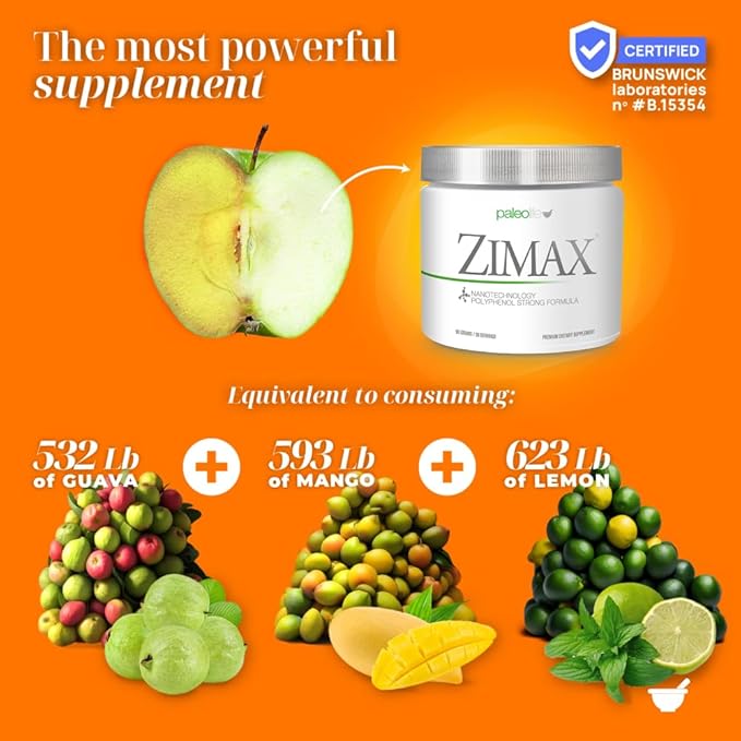 ZIMAX Super ANTIOXIDANT - 100% Natural - High Absorption Curcumin Rosemary Extract Grape Seed Extract Olive Leaf Extract ORAC 3451770 (Canister) 90 Grams (3-Pack)