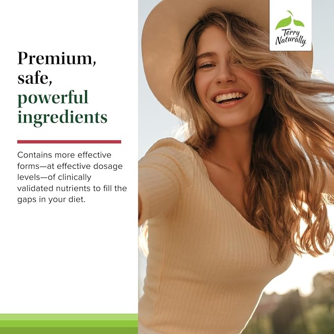 Terry Naturally Clinical Essentials - Supplement to Aid Bone Cardiovascular &amp Immune Health - Supplement with Chelated Minerals - Supplement with B-Vitamins &amp Vitamin C - 120 Capsules (Pack o