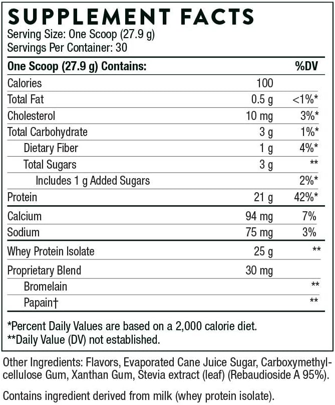THORNE - Whey Protein Isolate Bundle - Chocolate &amp Vanilla Flavors
