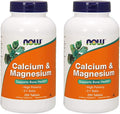 Now Foods Calcium &amp Magnesium 250 Tablets (Pack of 2)
