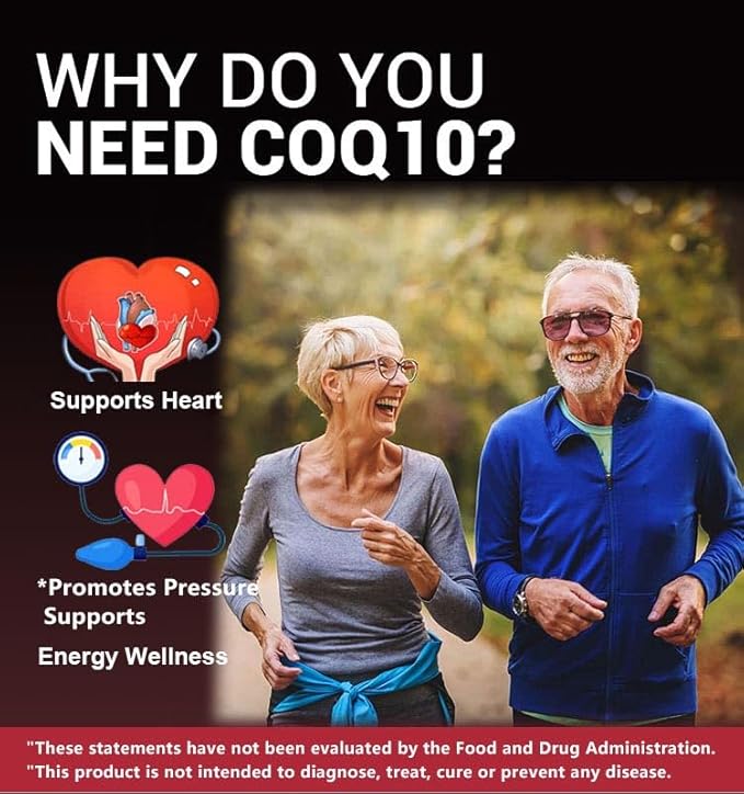 CoQ10 200mg Softgels with Vitamin E–High Absorption Coenzyme Q10 Supplement for Heart Health&ampCellular Energy Support Non-GMO Gluten-Free 100 Softgels