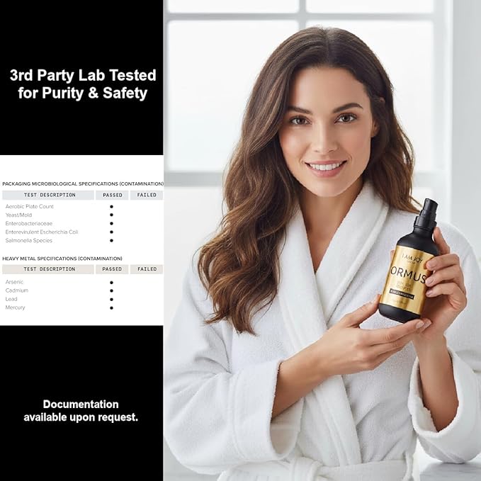 I Am Joy Co. Ormus Gold Oil Monoatomic | Supports Deeper Thought Intuitive Awareness &amp Dream Clarity | Rich with Minerals Platinum Iridium | Non-Chemical Extraction | 4oz