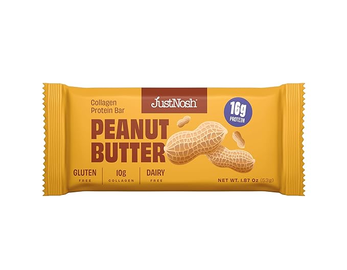 JUSTNOSH Chocolate Lover's Variety Pack Collagen Protein Bars – 15g Protein 10g Collagen | Gluten &amp Dairy Free Low FODMAP Seed Oil Free (12 Pack)