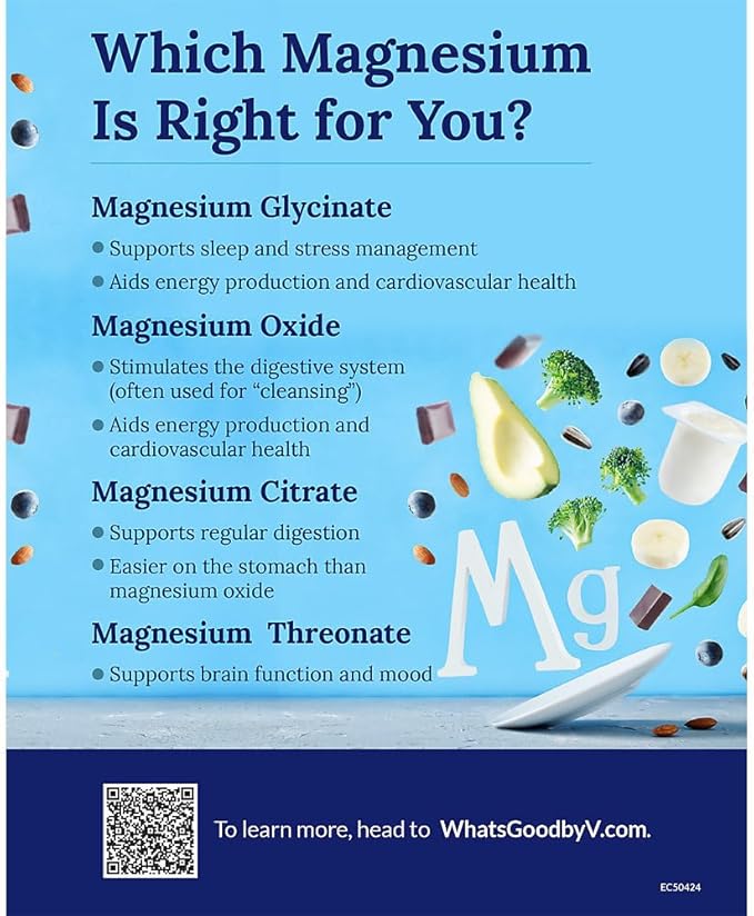 The Vitamin Shoppe Magnesium Taurate 125mg - Heart Health &amp Muscle Relaxation | Energy Production | 180 Veggie Caps | Cardiovascular