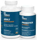 Dr. Tobias Adult Multivitamin &amp Probiotics 30 Billion Supporting Digestion &amp Overall Health
