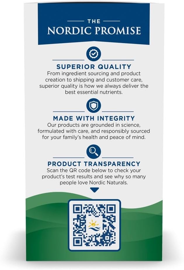 Nordic Naturals Omega Focus Lemon - 60 Soft Gels - 1280 mg Omega-3 + Citicoline &amp Bacopa Monnieri Extract - Focus Attention Memory Brain Health - Non-GMO - 30 Servings